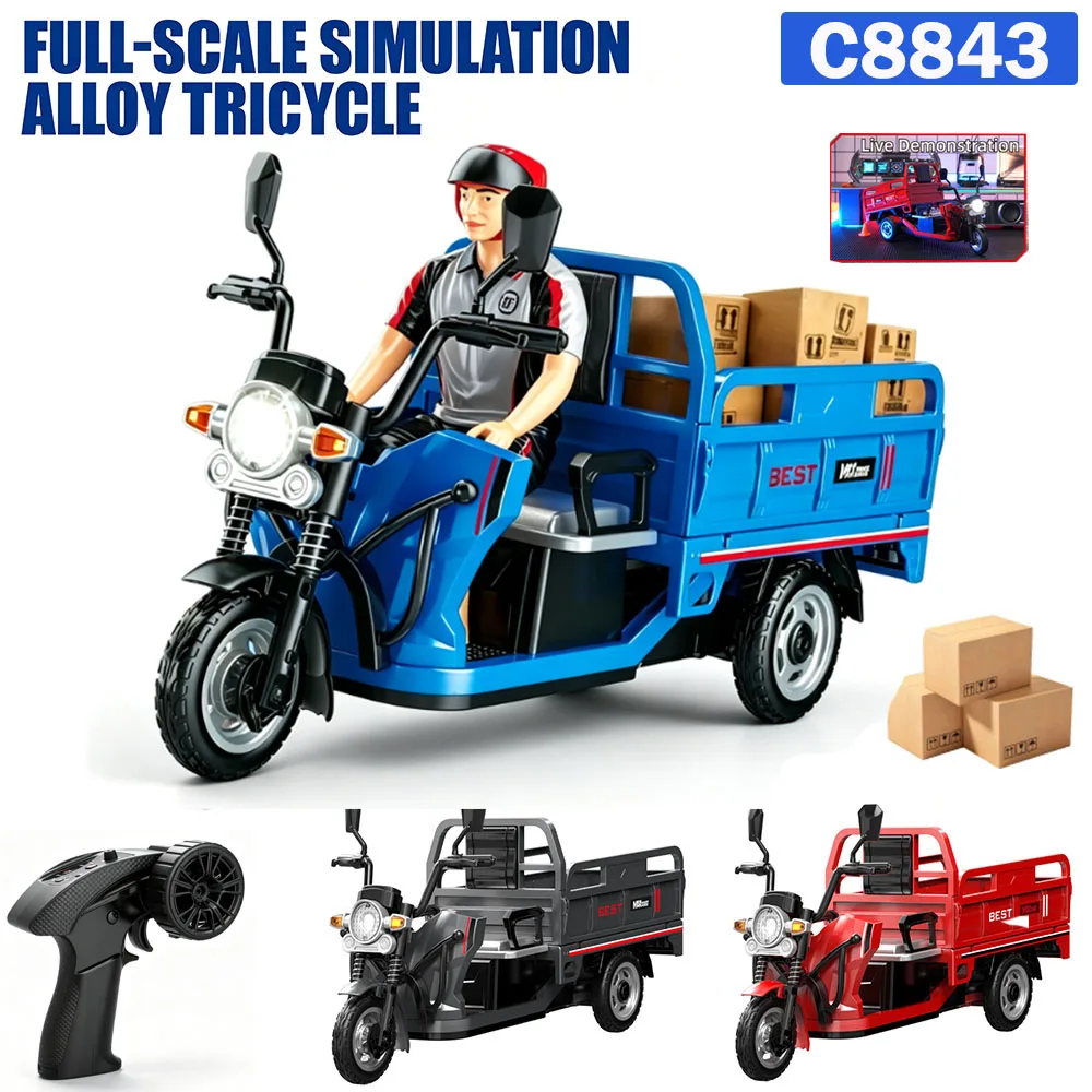Rc Hobby Grade Truck - Novo Triciclo de Liga Metálica em
