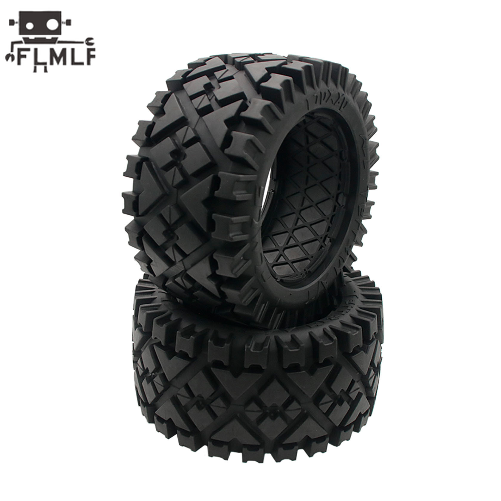 Pneus de roda todo terreno par - Rc Hobby Grade Truck avaliação e preço