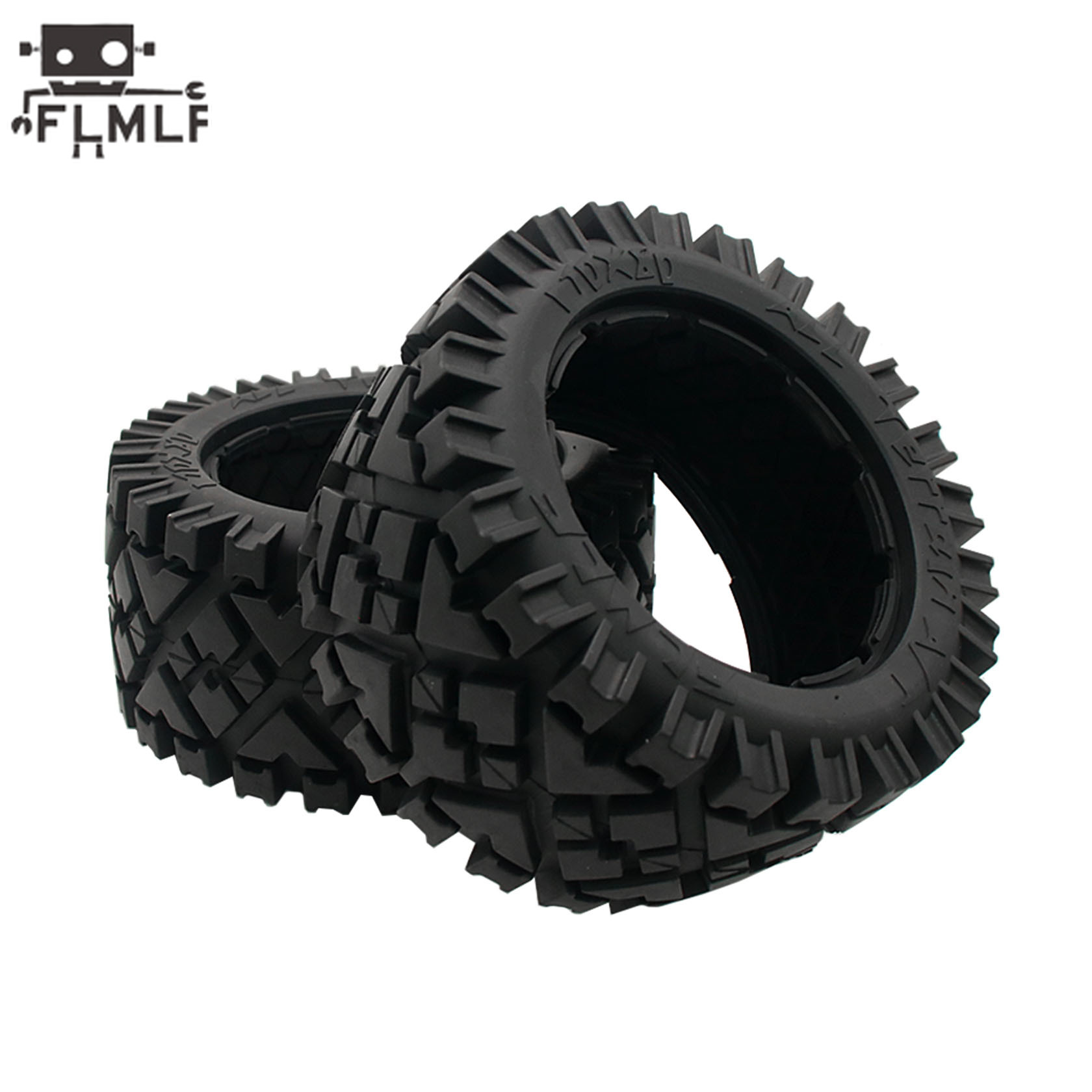 Pneus de roda todo terreno par - Rc Hobby Grade Truck avaliação e preço