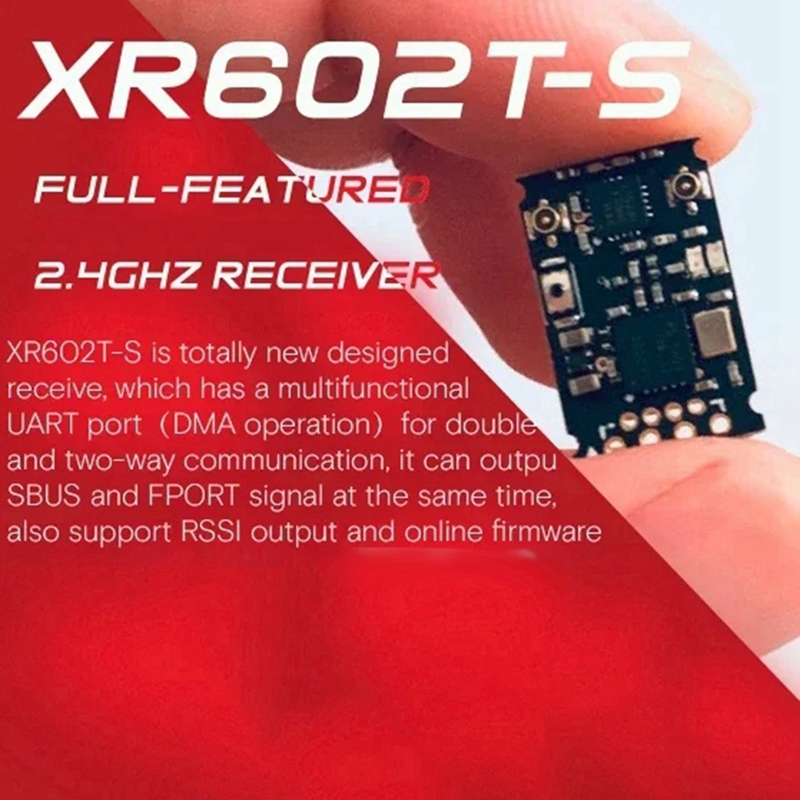XR602T-S 2.4G 8CH SFHSS SBUS F - Receiver Sbus 8Ch avaliação e preço