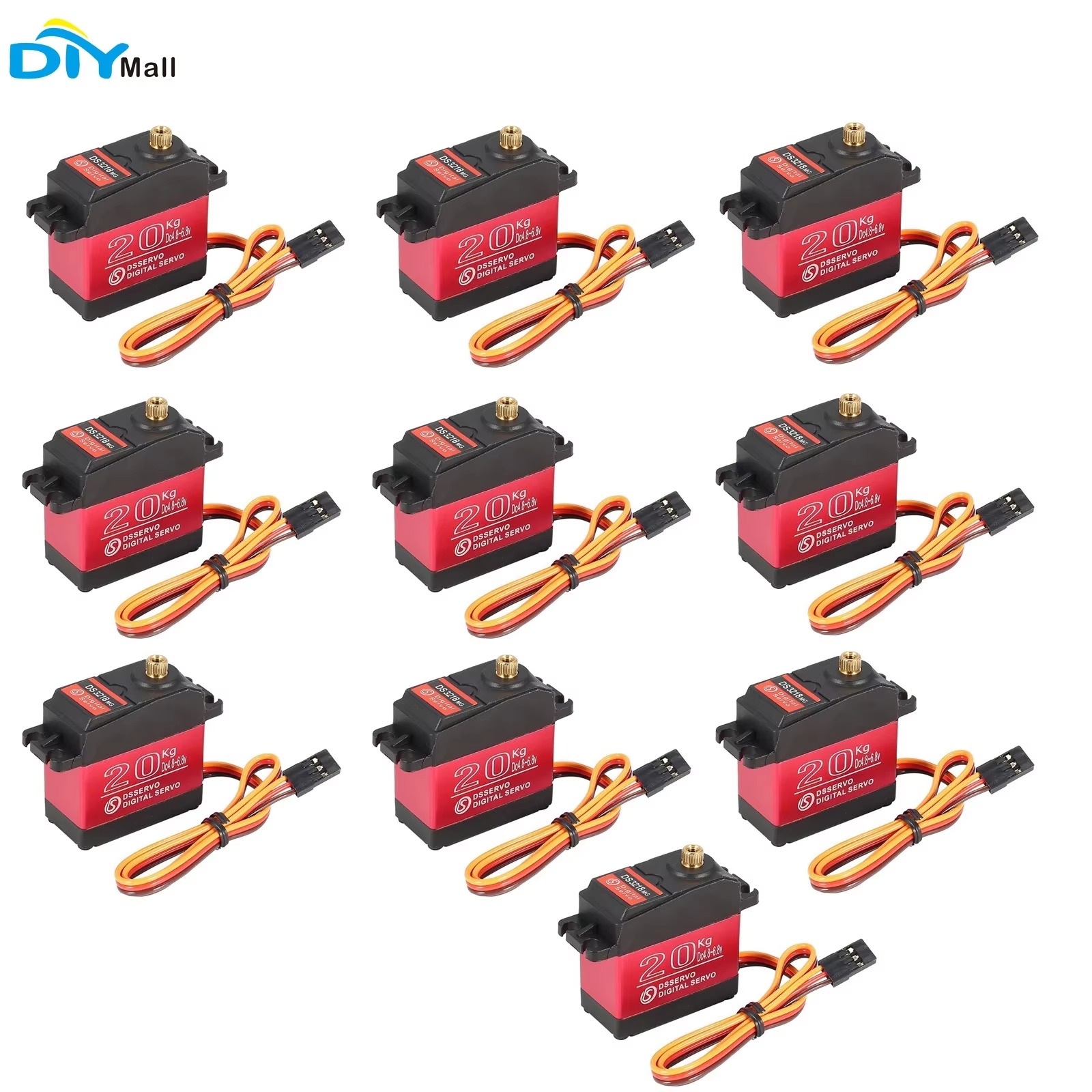 10PCS DS3218 20KG Servo Digita - Rc Hobby Shops avaliação e preço